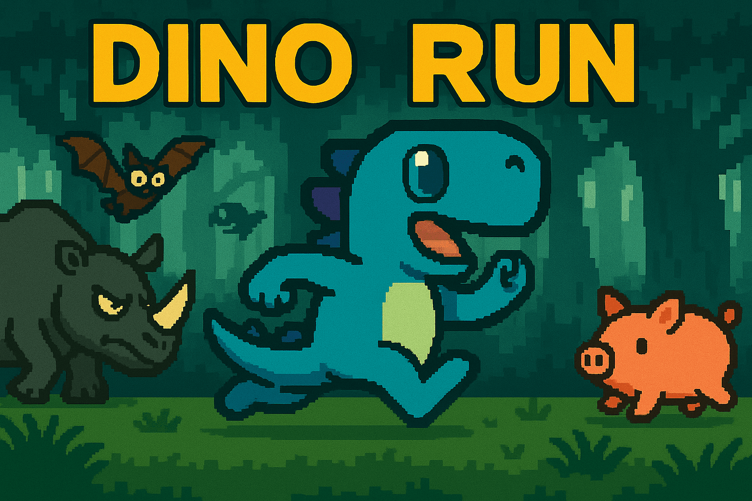 Dino Run - 2D Mobile Game (Under Development)