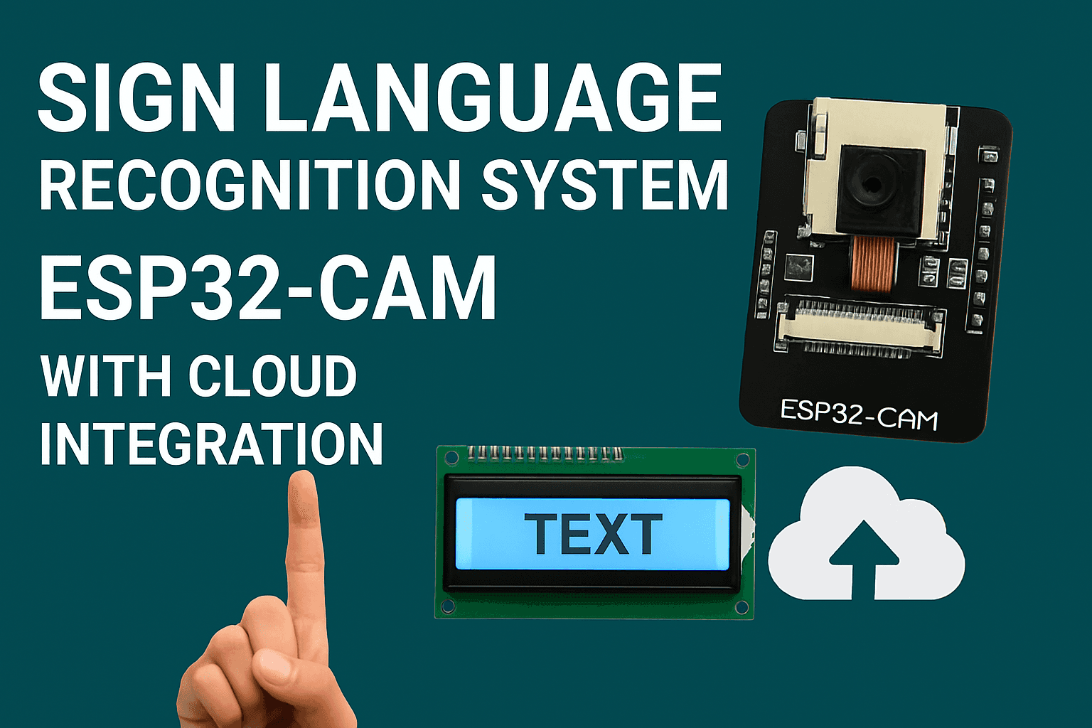 Sign Language Recognition System using ESP32-CAM and Cloud Integration