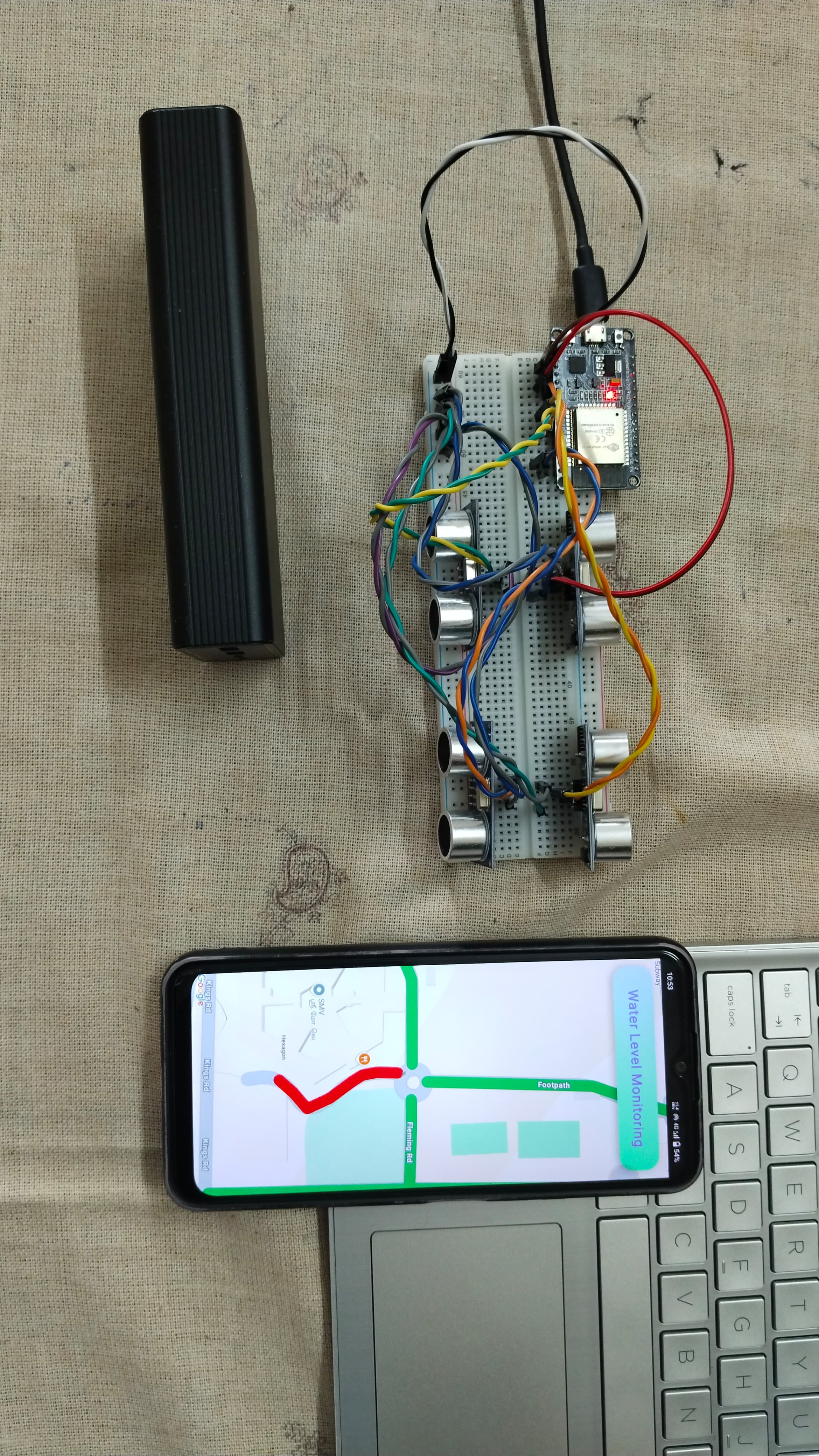 Smart Flood Route Navigator | Real-time Flood Level Alert System - Image 9